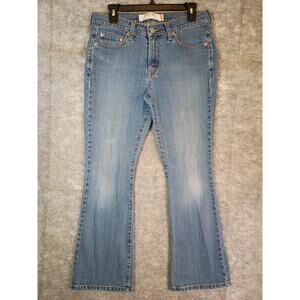 Levi's Womens 10S Fits 31x28 515 Boot Cut Jeans Light Wash Stretch Denim